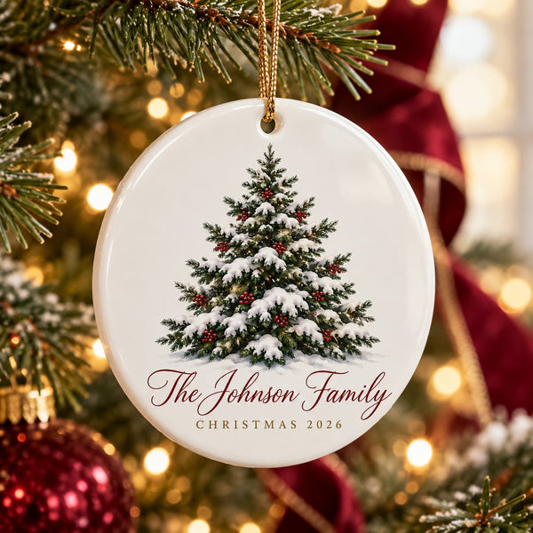 Family Christmas 2026 ornament